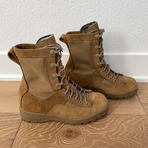 McRae Footwear Boots Men 6 W Coyote Tan Hot Weather Army Military Suede Vibram